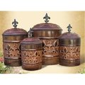 Old Dutch International Old Dutch International 730 Set Of Four Versailles Canisters 730